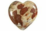 1.6" Polished Petrified Wood Hearts - Photo 2
